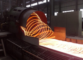running wire rod mill laying head
