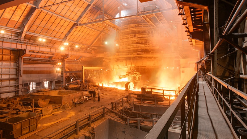 electric arc furnace steelmaking