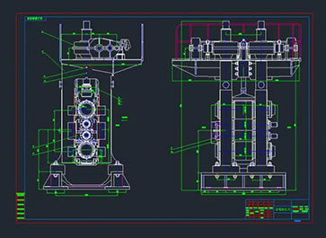 Drawing-of-steel-rolling-mill