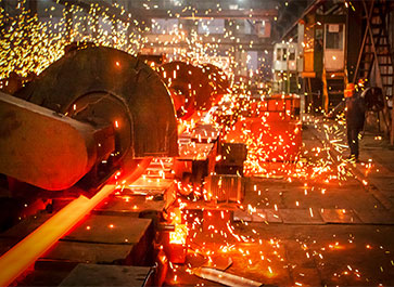 Steel rolling mill