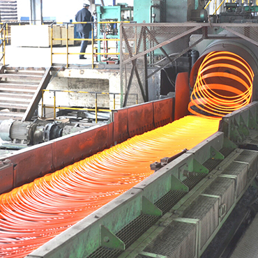 High-speed wire rod rolling production line with an annual output of 300,000 tons