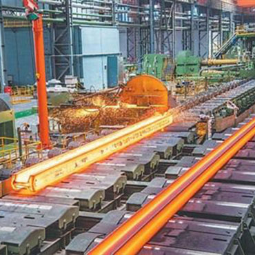 Channel steel production line