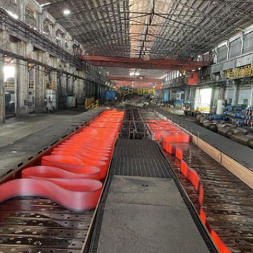 Strip steel production line