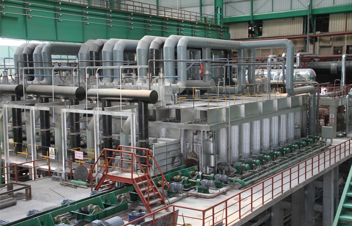 walking beam reheating furnace