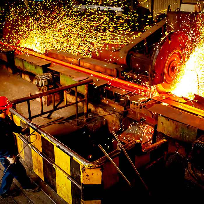 إنتاج الصلب المتداول